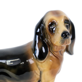 Statue sculpture bloodhound coopercraft dog made england ceramic 22cm