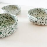 Set of 3 terrazzo ceramic cups