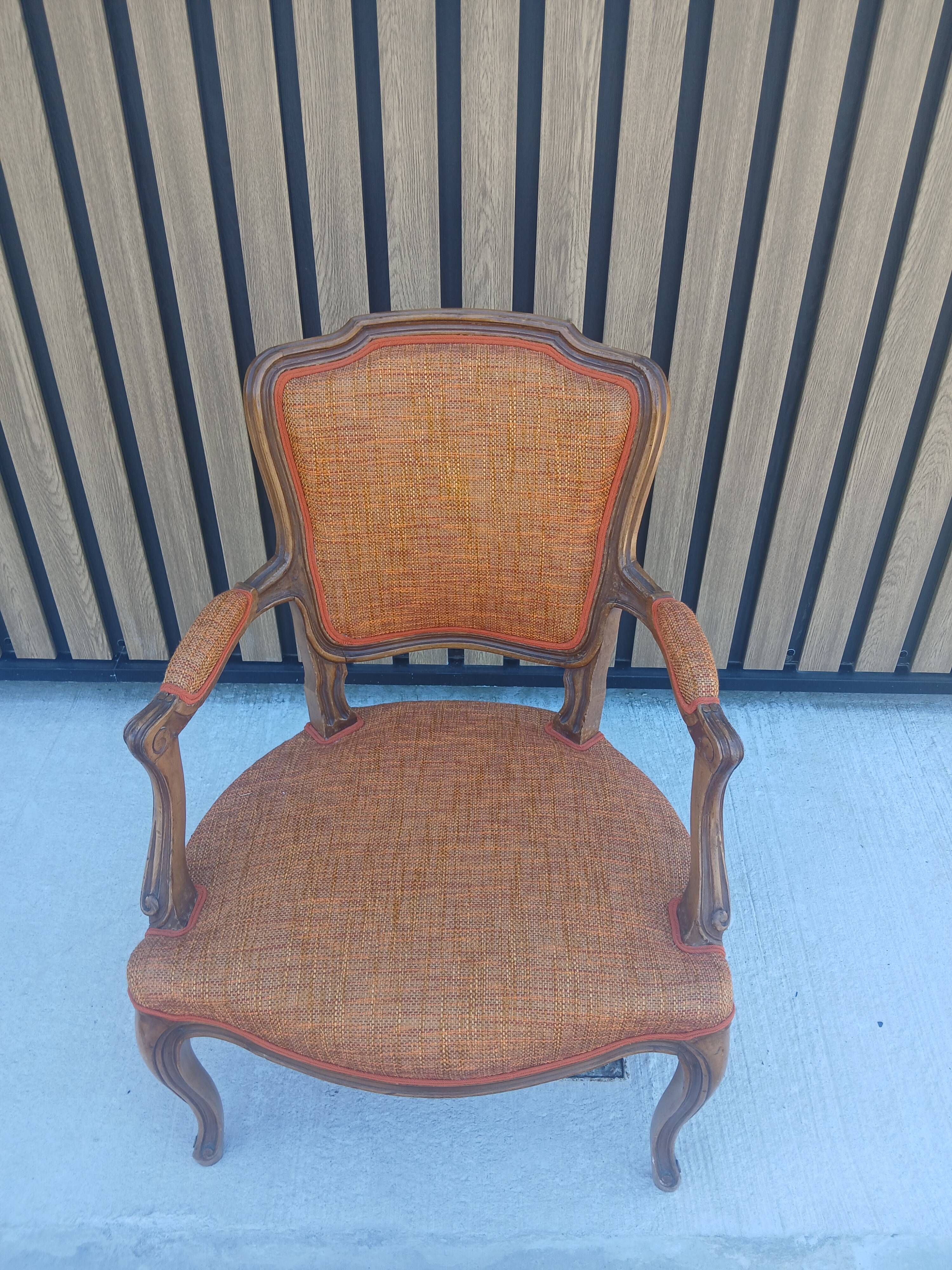 Antique convertible armchair