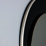 Miroir vintage rond design, Italie 1960s-1970s