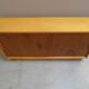 Mid Century vintage filing cabinet with sliding doors 1960's