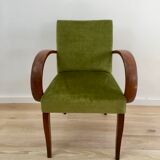 Velvet bridge armchair