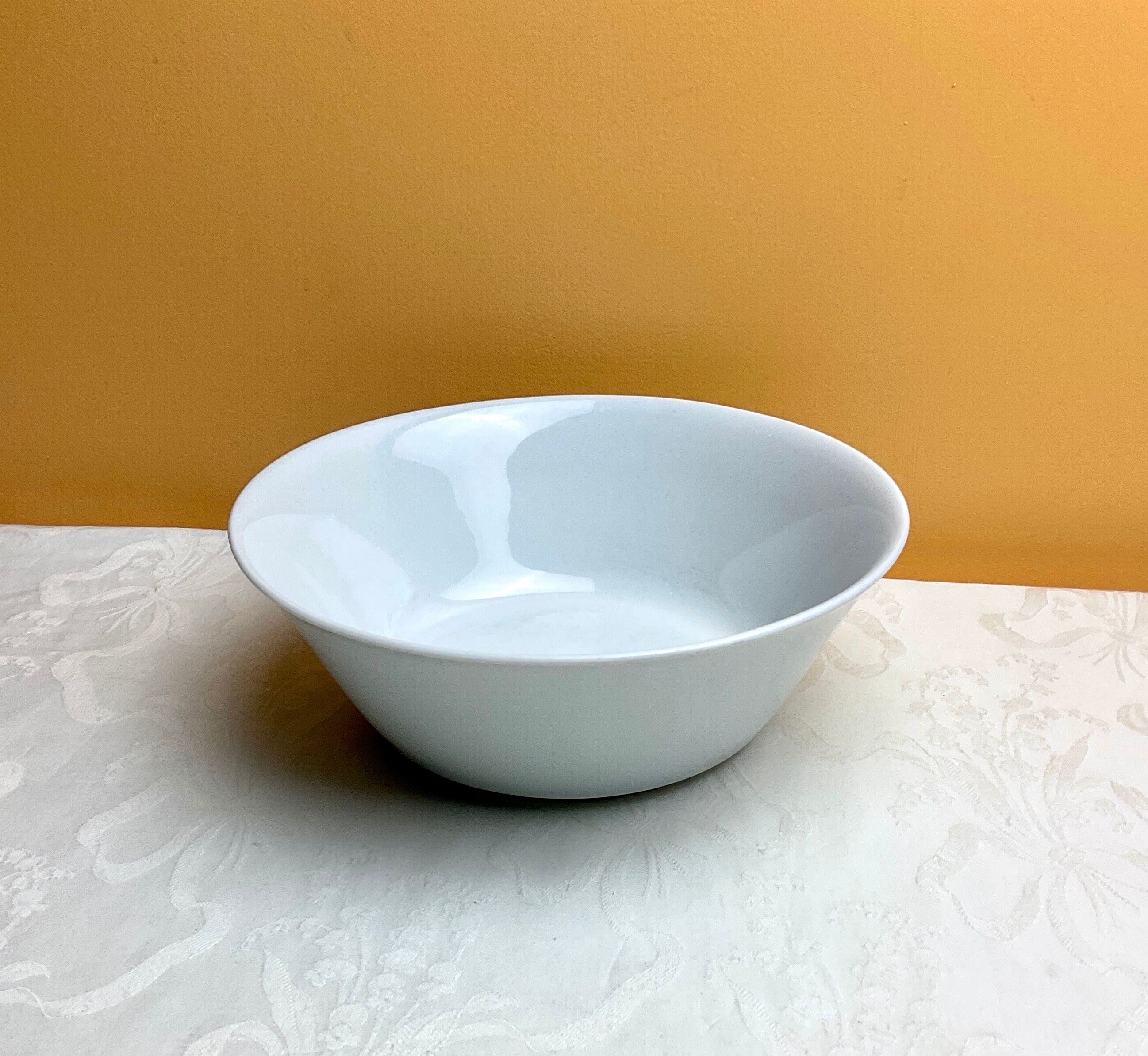 White ceramic salad bowl Schirnding Germany