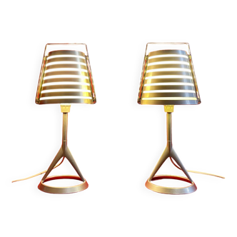 “Cleto” table lamps, design by “Roberto Favaretto”