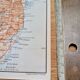 Corsica, original map printed in 1906.