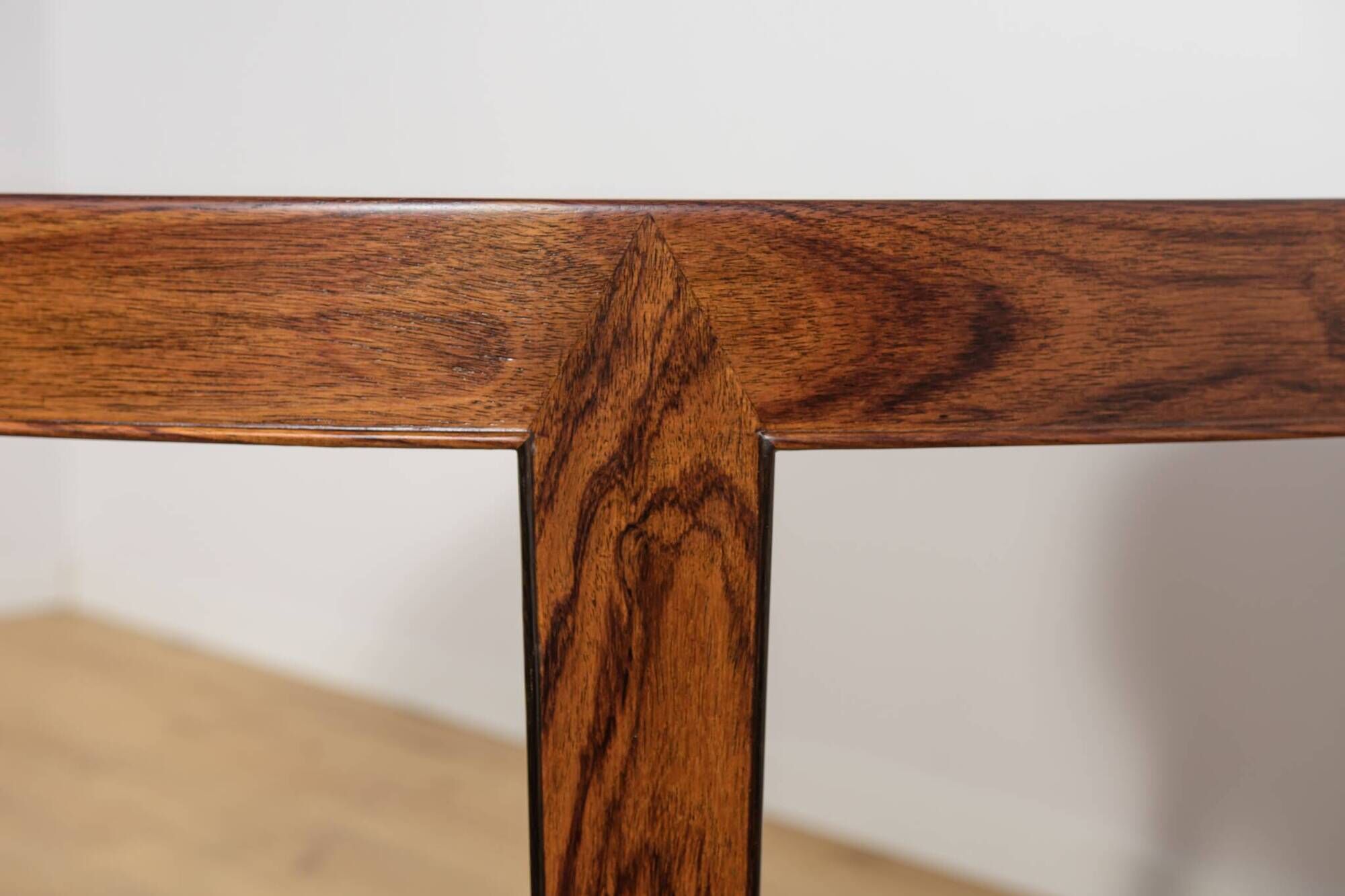 Mid-Century Round Rosewood Extending Dining Table by Severin Hansen for Haslev Møbelsnedkeri, Denmark, 1960s