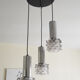 Suspension cascade Raak Amsterdam glass metal years 70