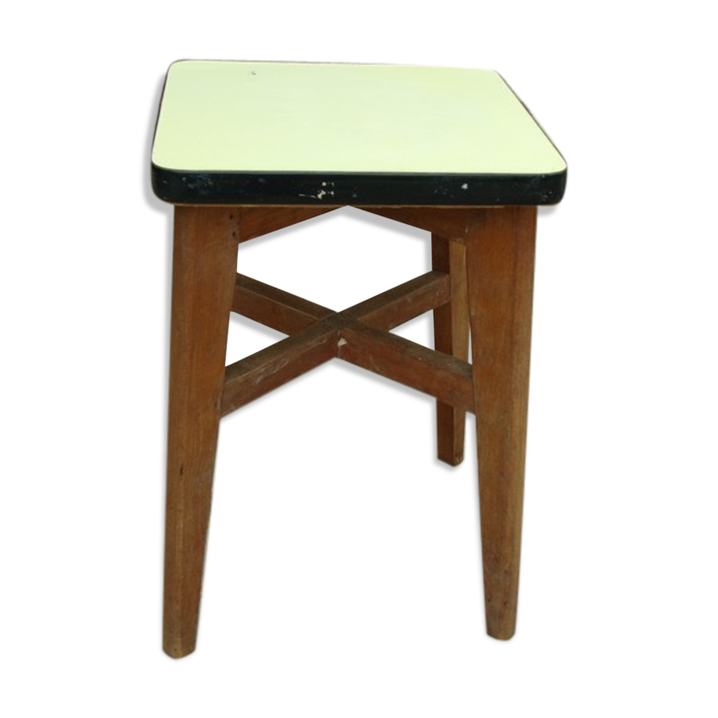 Formica and wood stool