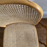 8 vintage cane chairs