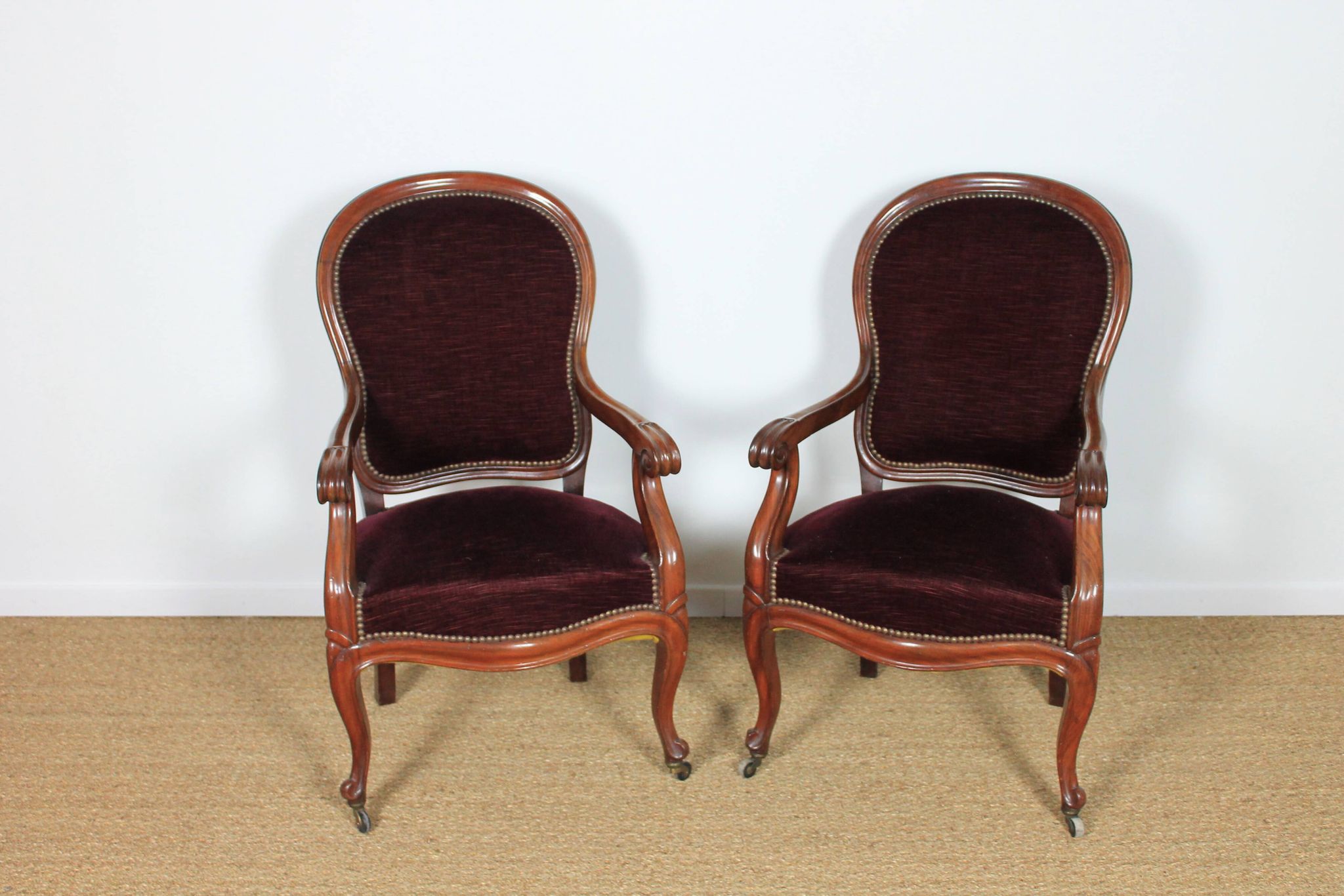 Pair of convertible chairs