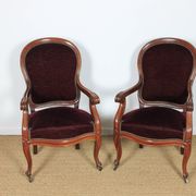 Pair of convertible chairs