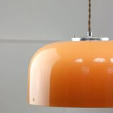 Suspension marron Space Age de Guzzini, années 1960