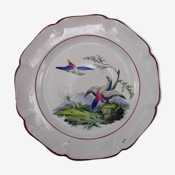 Art Nouveau plate Emile Gallé St Clement