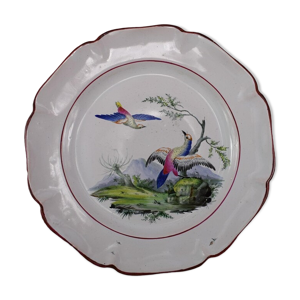 Assiette art nouveau Emile Gallé