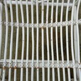 Set of 3 rattan armchairs from the 1970s