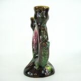 Ceramic candlestick - Georges Pougues-les-Eaux - vintage 60s