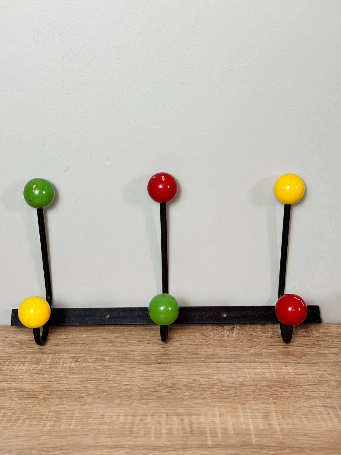 Patère portemanteau boule 1950