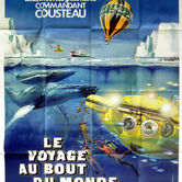 Affiche cinéma originale 1975.Voyage au bout du monde,Cousteau