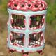 Antique Italian ceramic birdcage