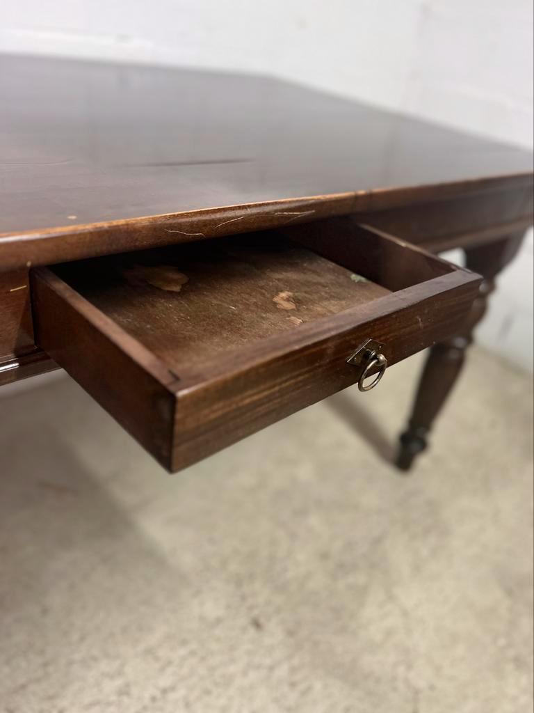 Vintage wooden farmhouse table