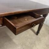 Vintage wooden farmhouse table