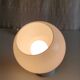 Art Deco style wall light in porcelain and opaline globe - 1930s/40s