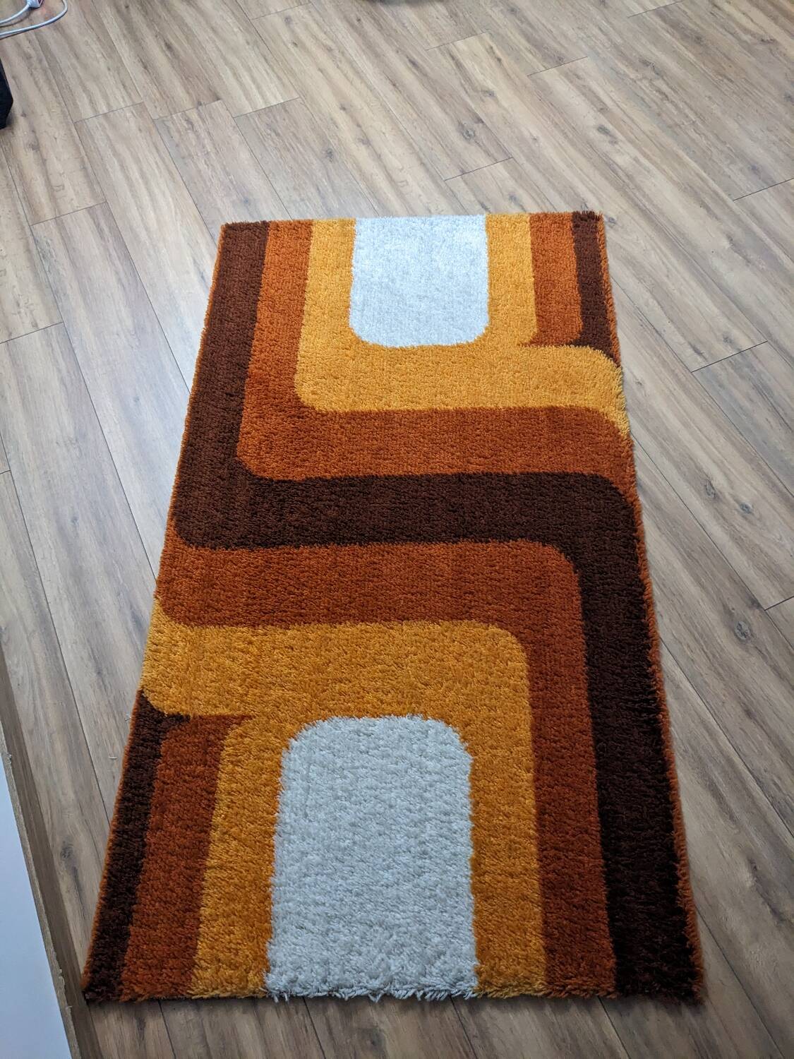Space Age vintage rug