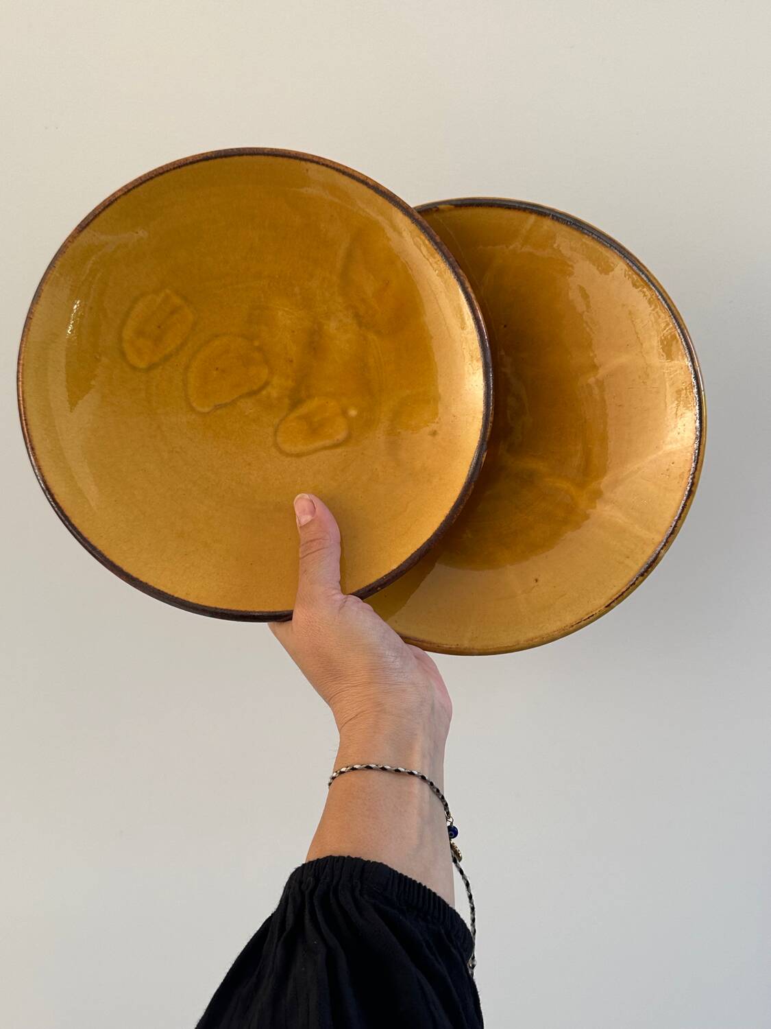 Pair of flat plates Vallauris