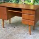 Scandinavian wooden desk from the 50s/60s, 120cm