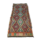 Vintage Turkish KIlim Rug , 103 x 45 cm