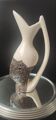 Vase Pichet "Forme Libre" Raku et Bois vermoulu (1960/70)