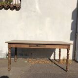 Old Solid Oak Farm Table