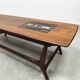 Vintage Dutch design Ravelli tile & teak coffee table Louis van Teeffel