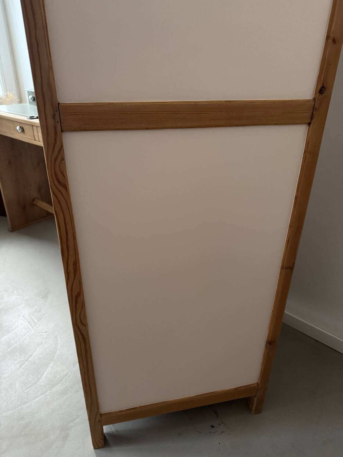 Wardrobe with a door