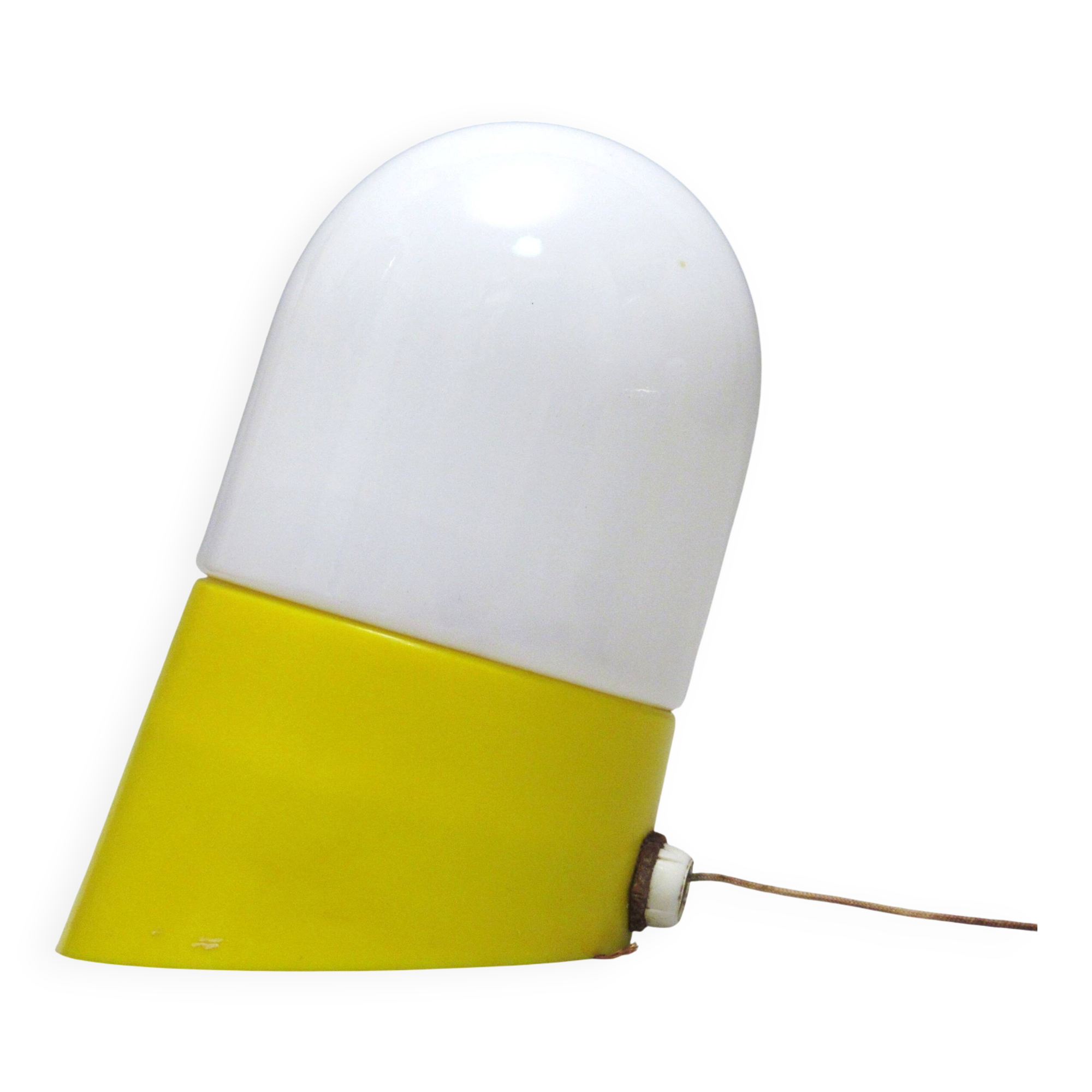 Yellow Arno wall light 1960