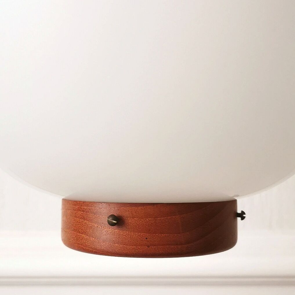 Pendant lamp "Kina" by Bent Karlby, Lyfa, 1950