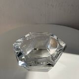 Cendrier / vide poche en cristal val saint Lambert