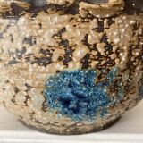 Large brutalist ceramic vase from West Germany, 1960s/1970s