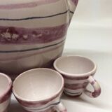 Vintage ceramic service by Piccolo Lampecco in Maredsous