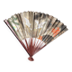 Large Art Deco fan with cranes and cupids in a cage