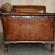 Renovated Victorian Chesterfield Sofa in Leather by Howard & Son