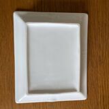 White porcelain ashtray empty pocket