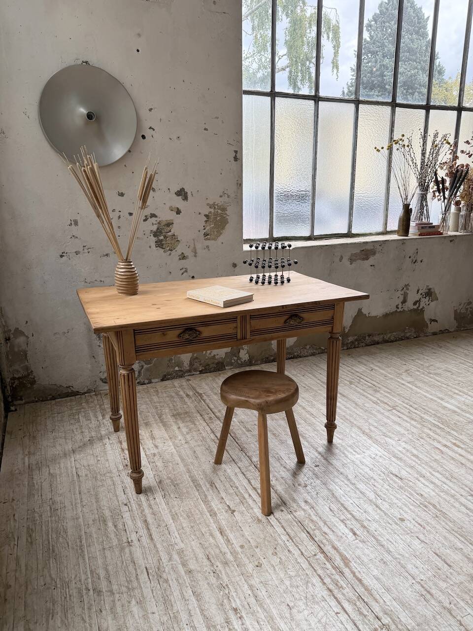 1950s pine desk