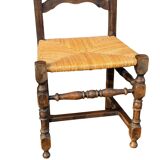 Set of 2 solid wood chairs