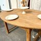 Table de ferme oval