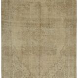 1970s 240 cm x 340 cm beige wool carpet