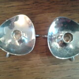 Pair of danish candlesticks