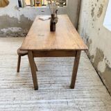 Table de ferme en cerisier