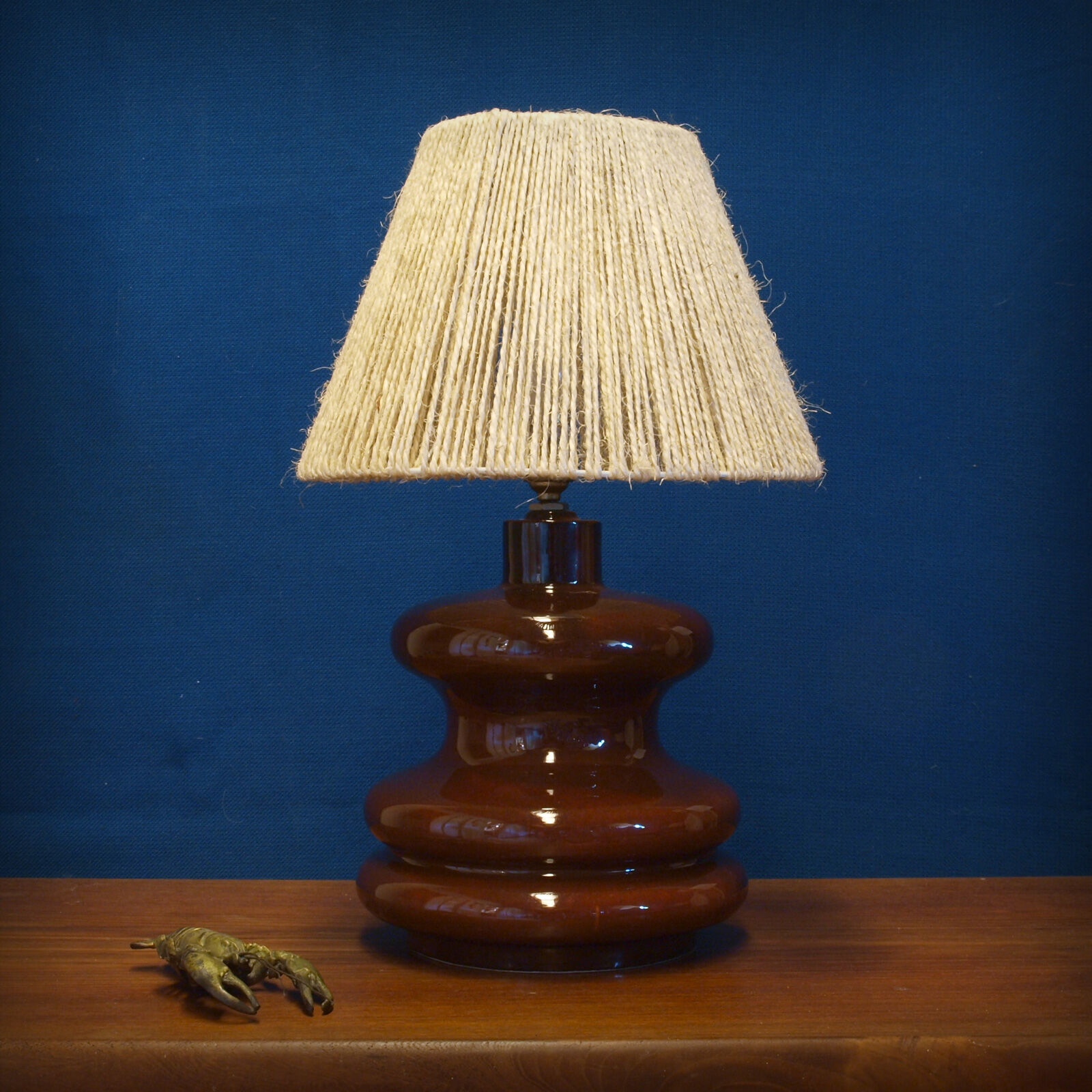Vintage ceramic lamp foot
