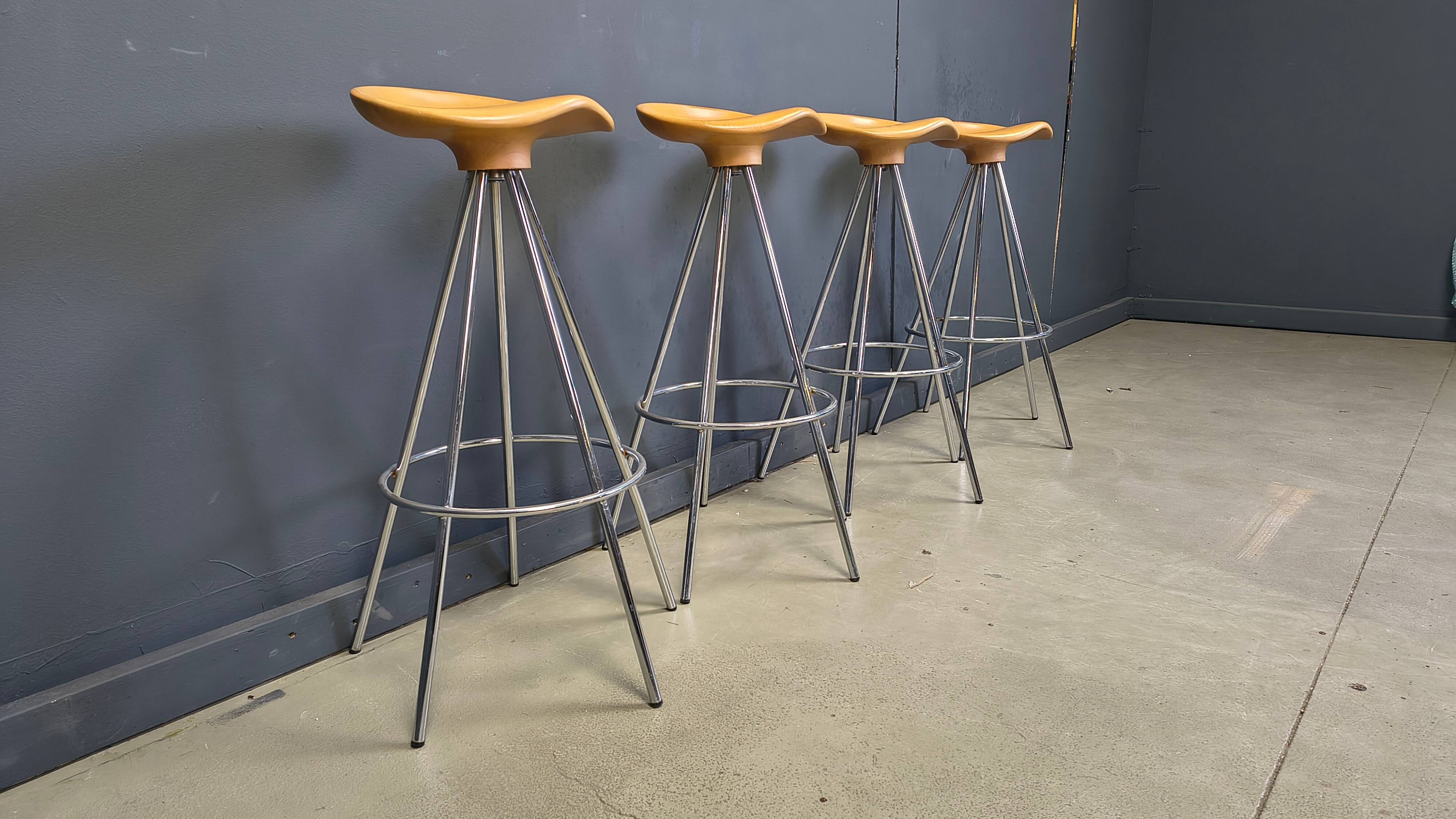 Set of Jamaica swivel bar stools by Pepe Cortès for BD Barcelona, 1990s